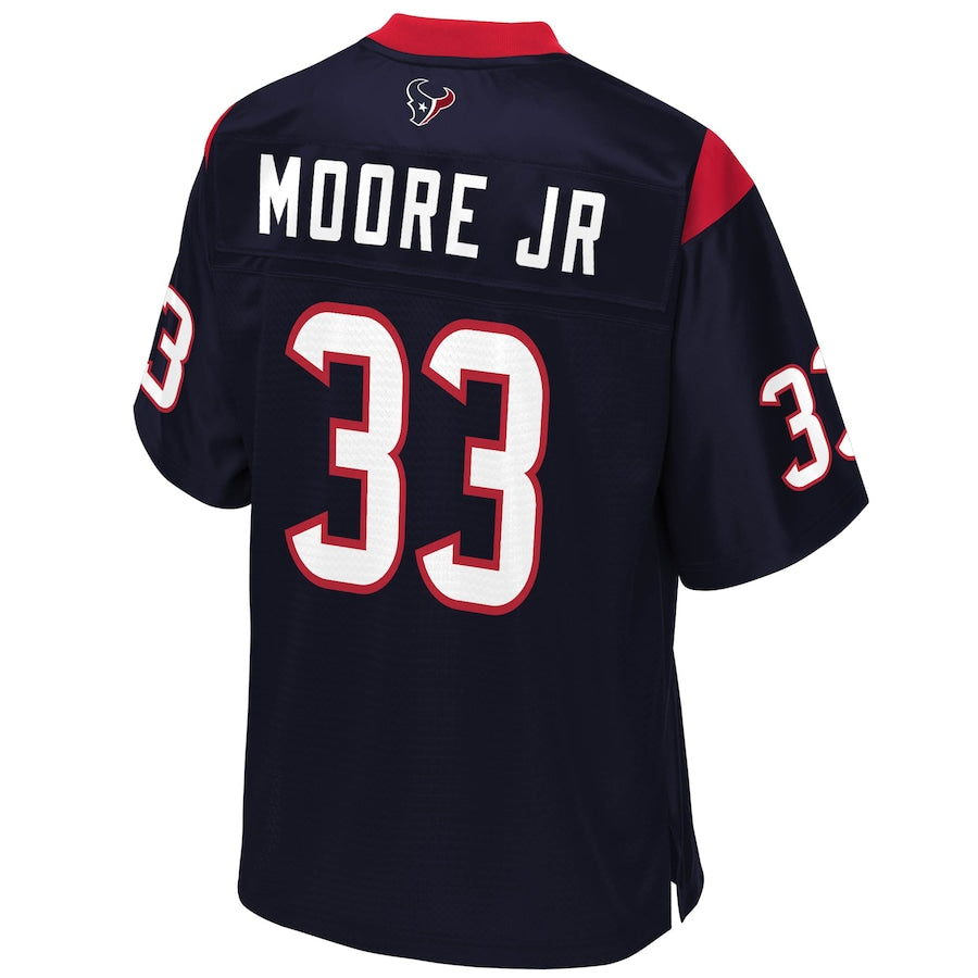 Houston Texans Aj Moore Jr Big Tall NFL jersey front view