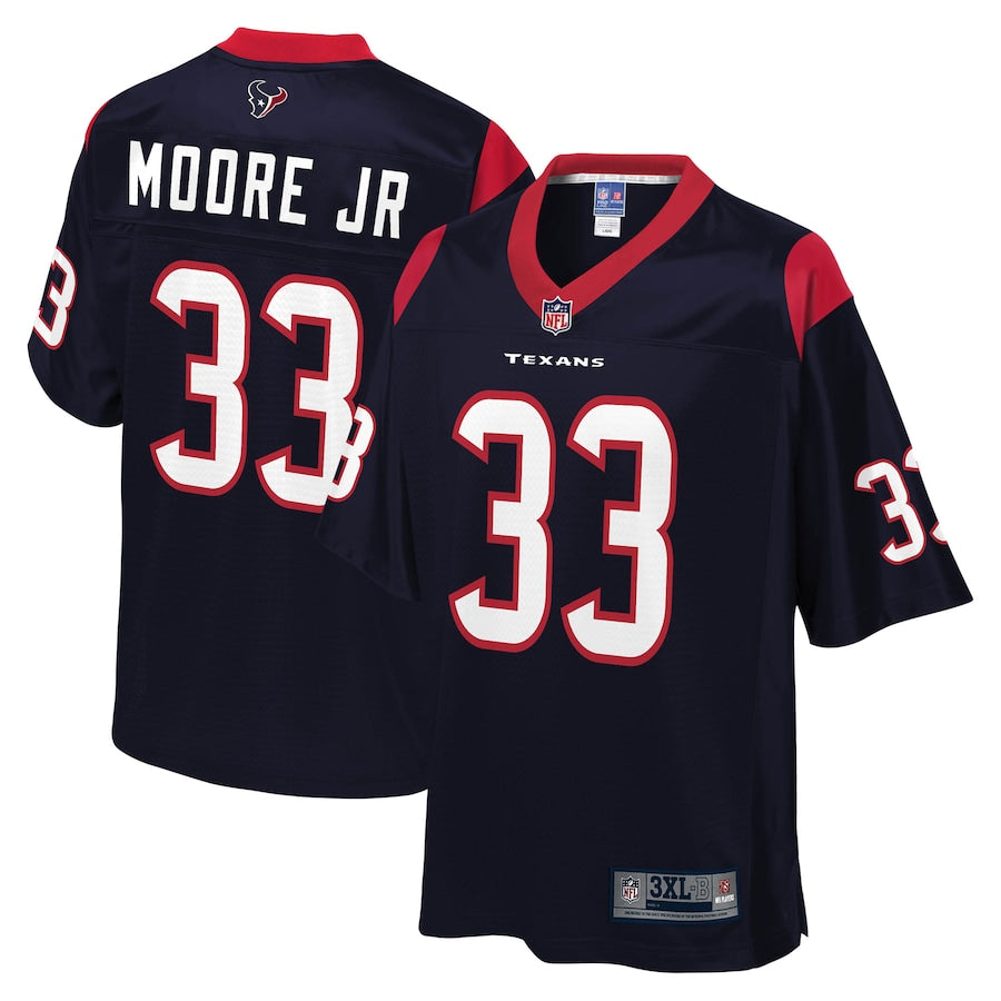 Houston Texans Aj Moore Jr Big Tall NFL jersey front view
