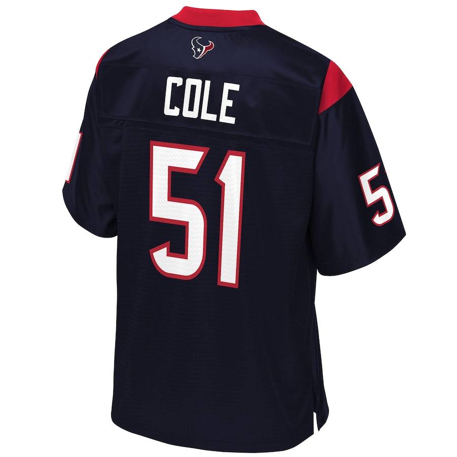 Houston Texans Dylan Cole Big Tall 872 NFL jersey front view