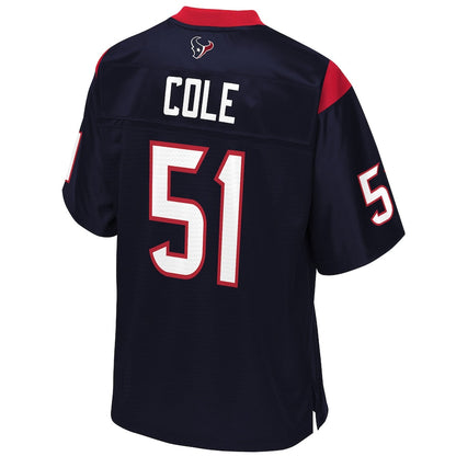 Houston Texans Dylan Cole Big Tall 872 NFL jersey front view