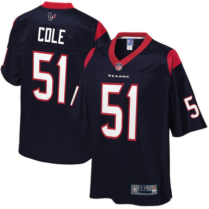 Houston Texans Dylan Cole Big Tall 872 NFL jersey front view