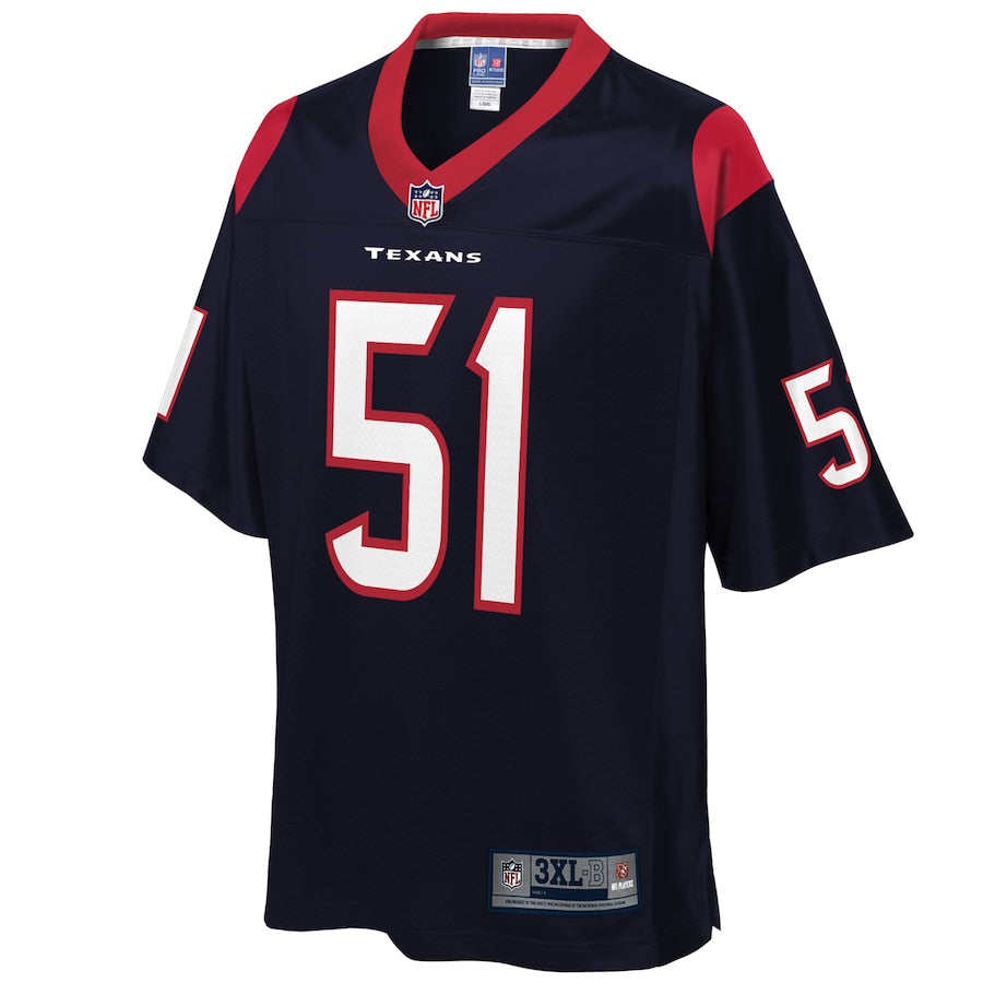 Houston Texans Dylan Cole Big Tall 872 NFL jersey front view