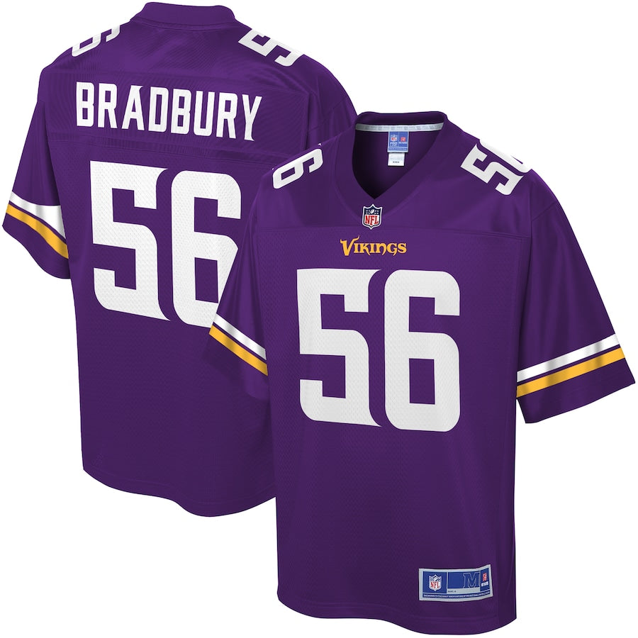 Minnesota Vikings Garret Bradbury 647 NFL jersey front view