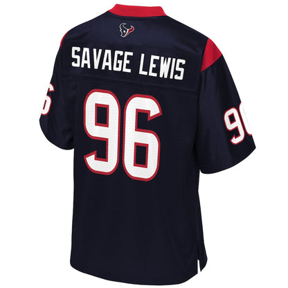 Houston Texans Ira Savage Lewis Big Tall NFL jersey front view