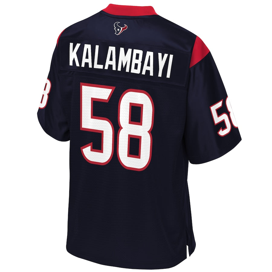 Houston Texans Peter Kalambayi Big Tall 863 NFL jersey front view