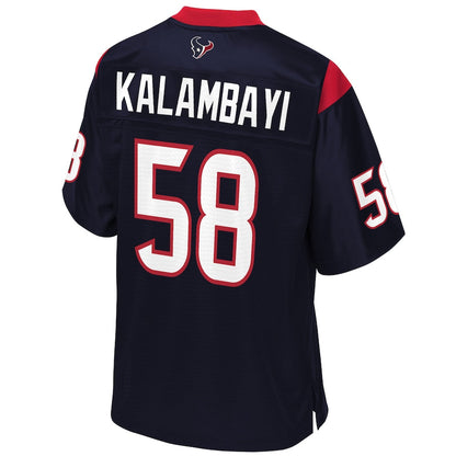 Houston Texans Peter Kalambayi Big Tall 863 NFL jersey front view