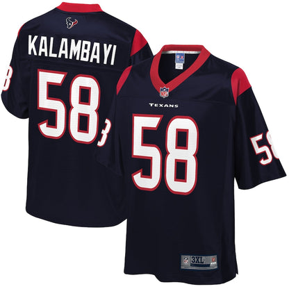 Houston Texans Peter Kalambayi Big Tall 863 NFL jersey front view