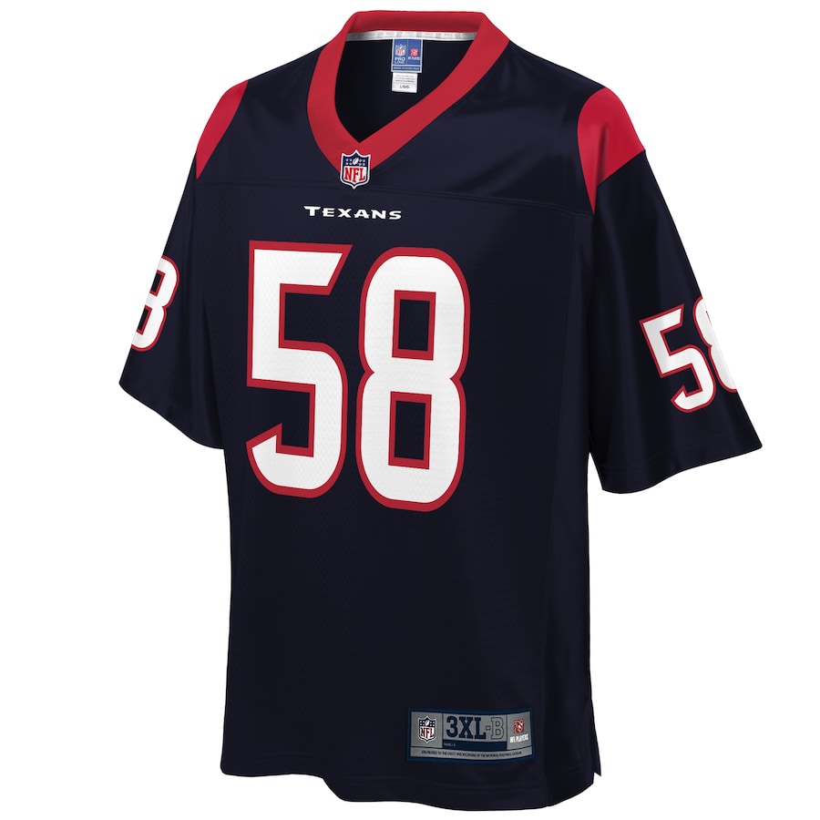 Houston Texans Peter Kalambayi Big Tall 863 NFL jersey front view