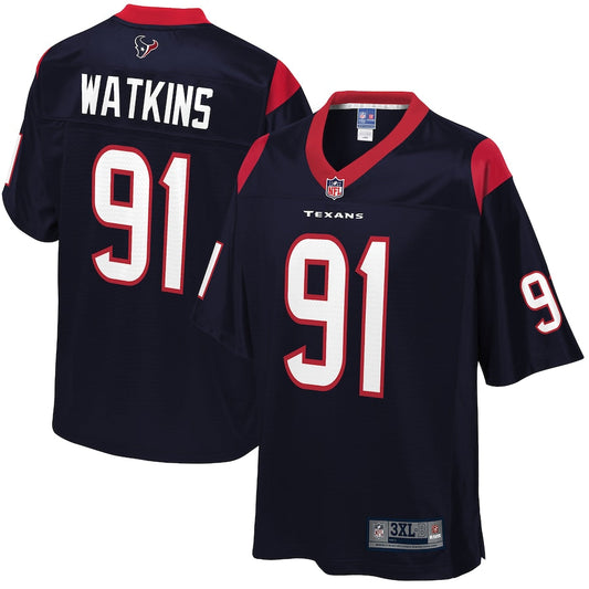 Houston Texans Carlos Watkins Big Tall 809 NFL jersey front view