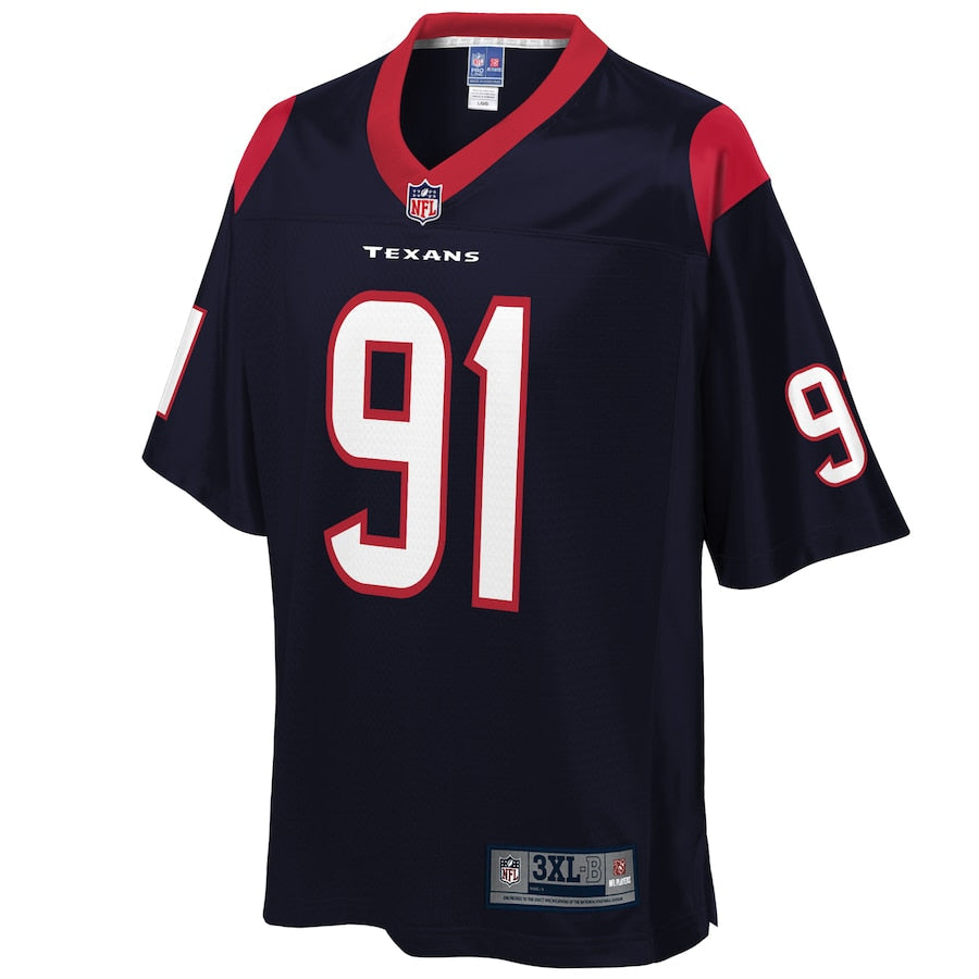 Houston Texans Carlos Watkins Big Tall 809 NFL jersey front view