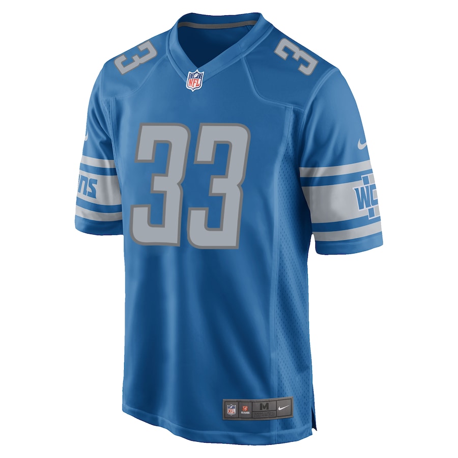 Detroit Lions Kerryon Johnson 968 NFL jersey front view