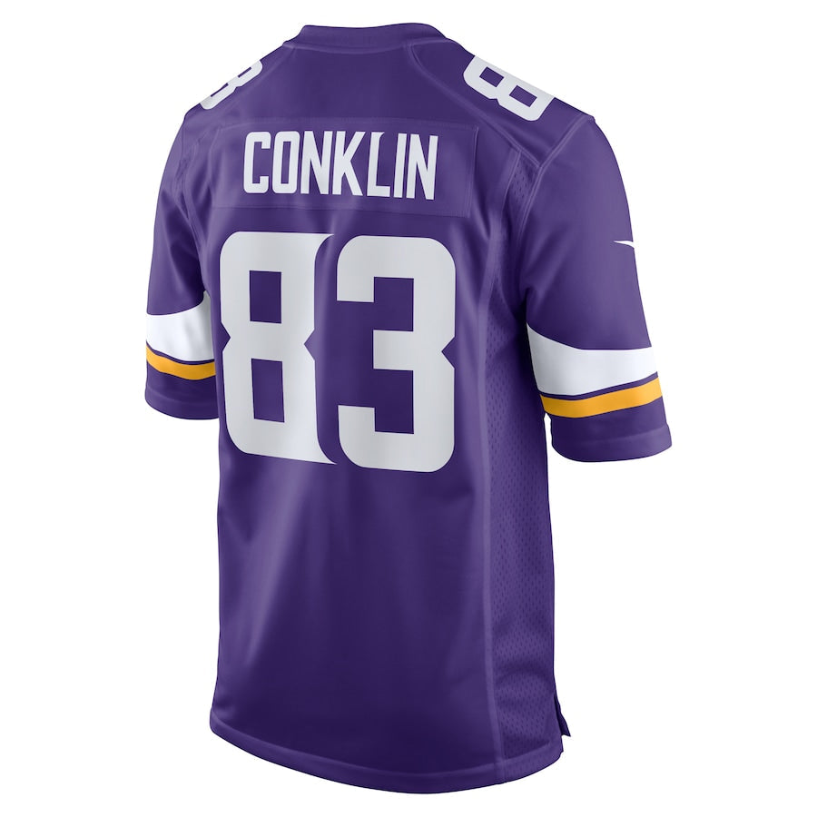 Minnesota Vikings Tyler Conklin 610 NFL jersey front view