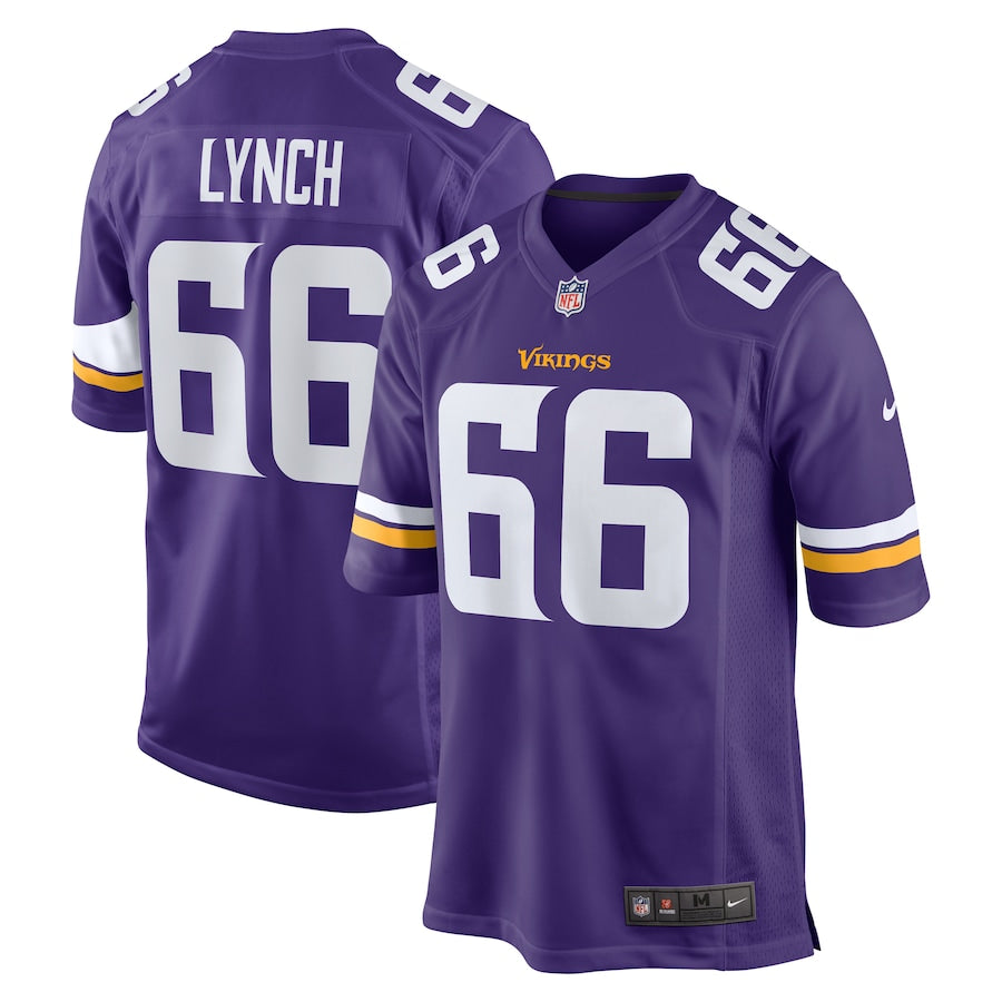 Minnesota Vikings James Lynch 608 NFL jersey front view