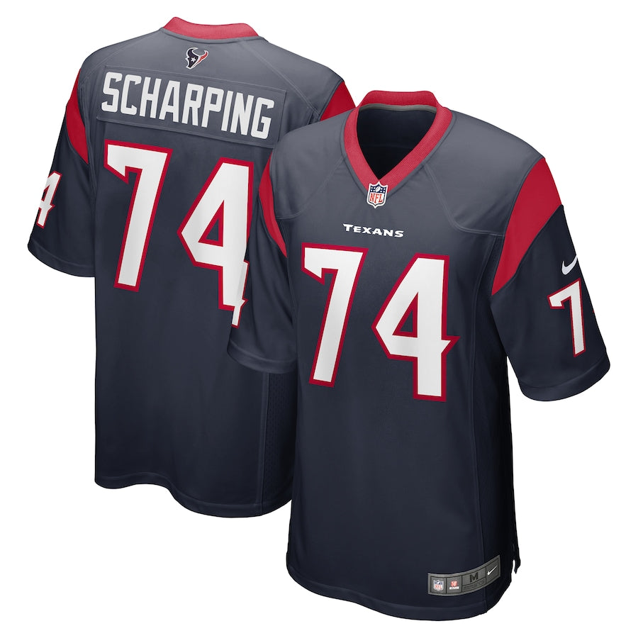 Houston Texans Max Scharping 756 NFL jersey front view