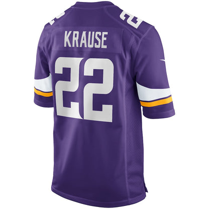 Minnesota Vikings Paul Krause 640 NFL jersey front view
