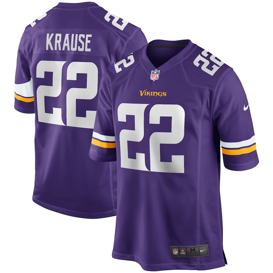 Minnesota Vikings Paul Krause 640 NFL jersey front view