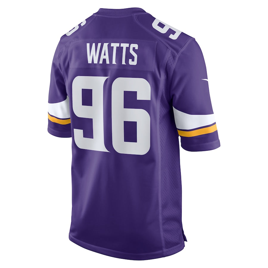 Minnesota Vikings Armon Watts 615 NFL jersey front view