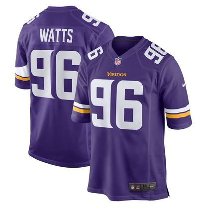 Minnesota Vikings Armon Watts 615 NFL jersey front view