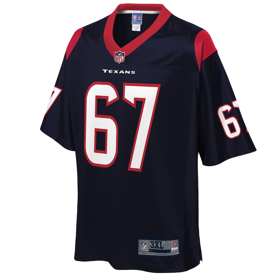 Houston Texans Albert Huggins Big Tall 870 NFL jersey front view