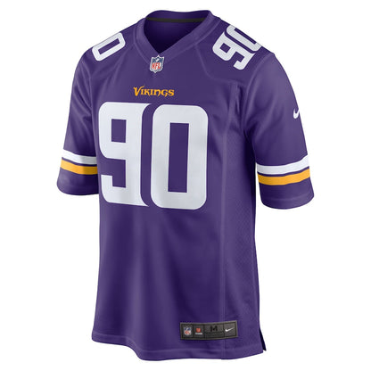 Minnesota Vikings Jalyn Holmes 619 NFL jersey front view