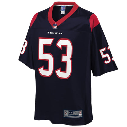 Houston Texans Duke Ejiofor Big Tall 906 NFL jersey front view