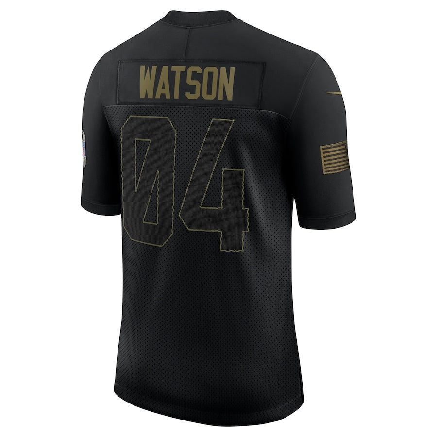 Houston Texans Deshaun Watson Salute To Service NFL jersey front view