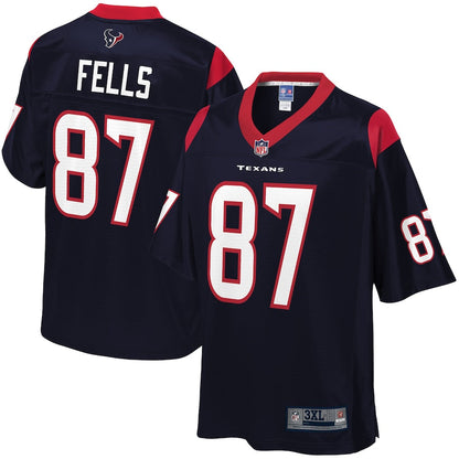 Houston Texans Darren Fells Big Tall 902 NFL jersey front view