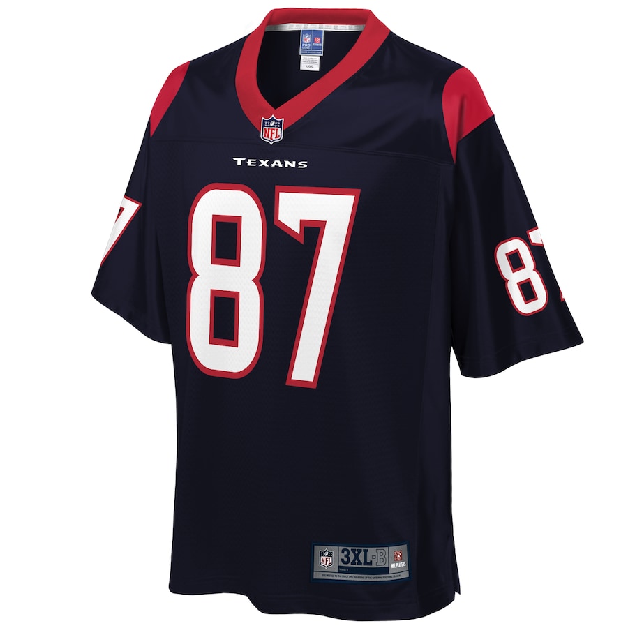 Houston Texans Darren Fells Big Tall 902 NFL jersey front view