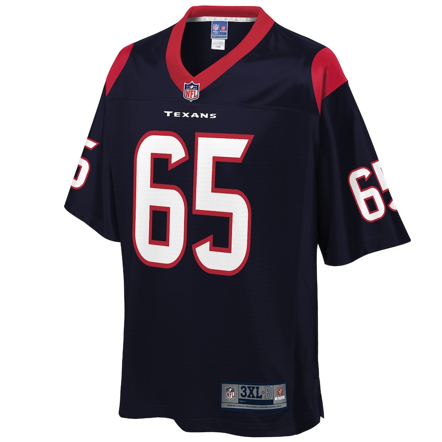 Houston Texans Greg Mancz Big Tall 864 NFL jersey front view
