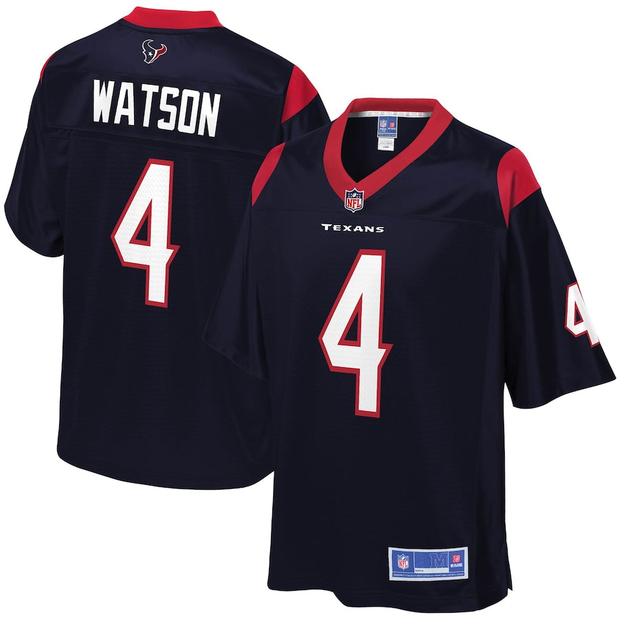 Houston Texans Deshaun Watson Logo 712 NFL jersey front view