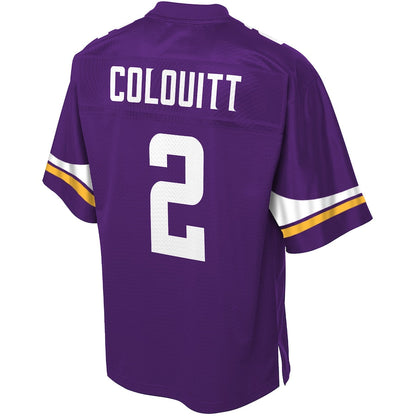 Minnesota Vikings Britton Colquitt 685 NFL jersey front view