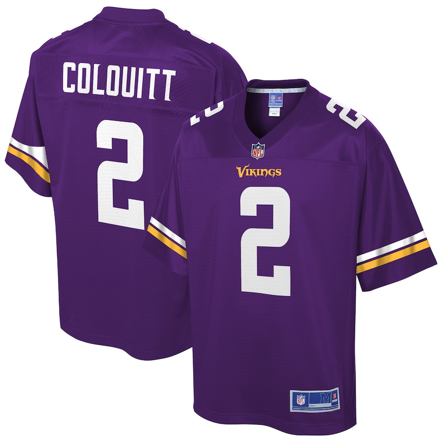 Minnesota Vikings Britton Colquitt 685 NFL jersey front view