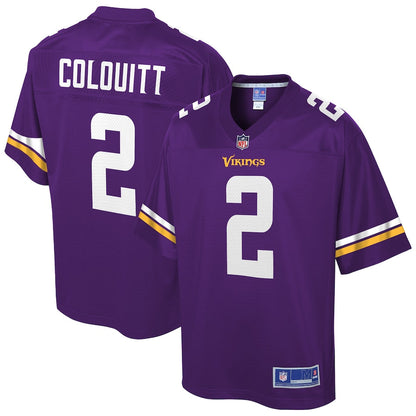 Minnesota Vikings Britton Colquitt 685 NFL jersey front view