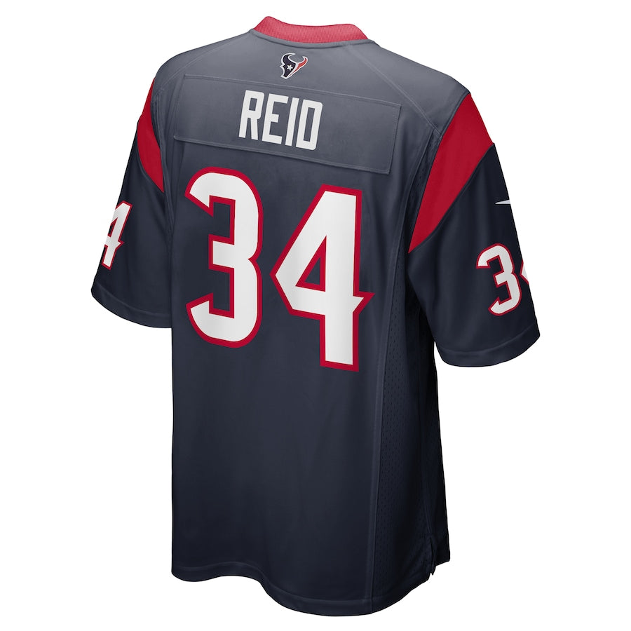 Houston Texans John Reid 762 NFL jersey front view