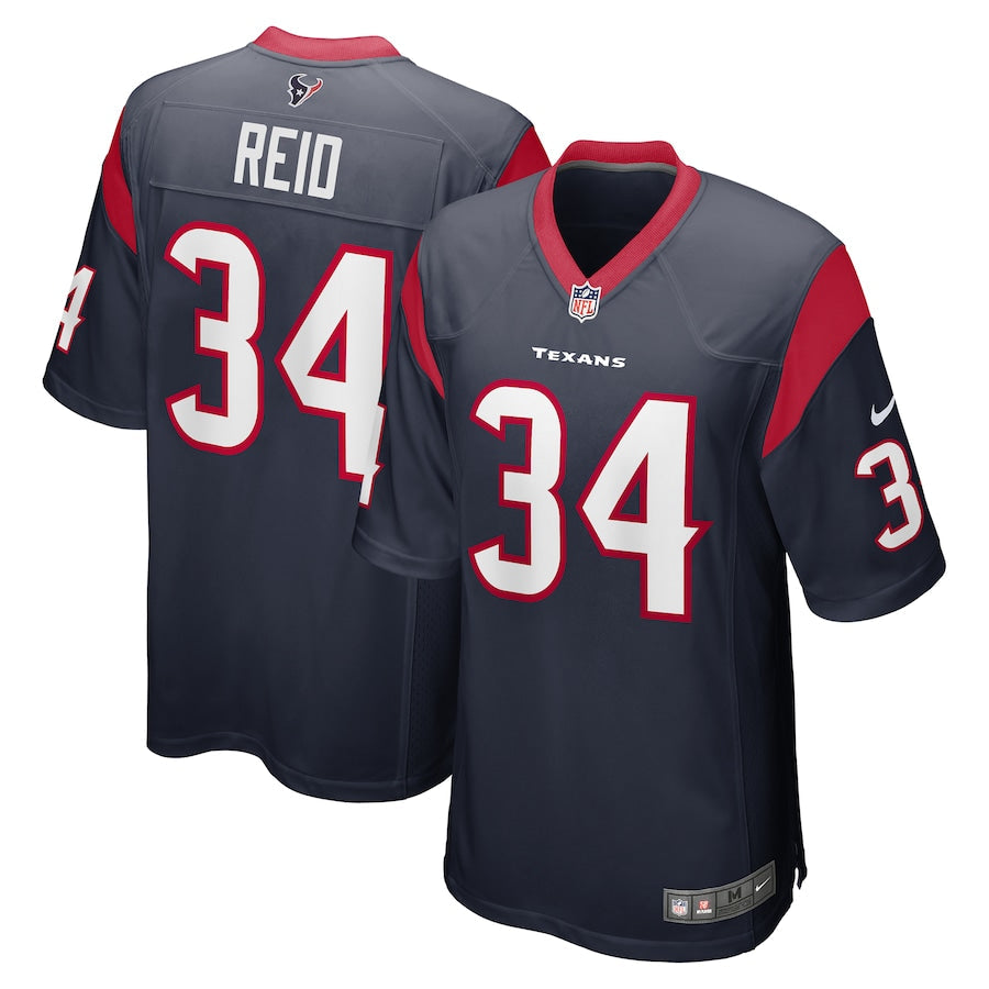 Houston Texans John Reid 762 NFL jersey front view
