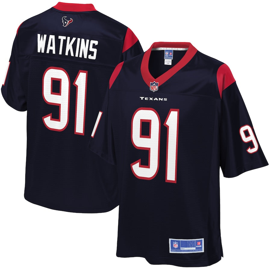 Houston Texans Carlos Watkins 799 NFL jersey front view