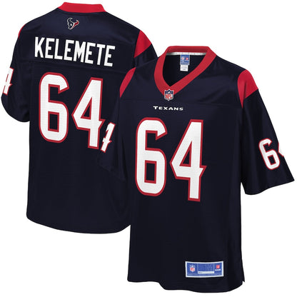 Houston Texans Senio Kelemete 824 NFL jersey front view