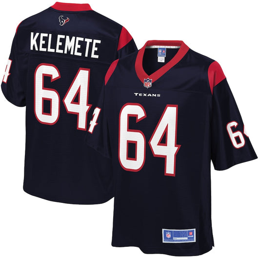 Houston Texans Senio Kelemete 824 NFL jersey front view