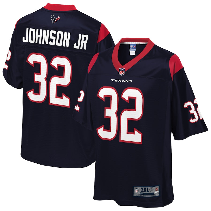 Houston Texans Lonnie Johnson Jr Big Tall NFL jersey front view