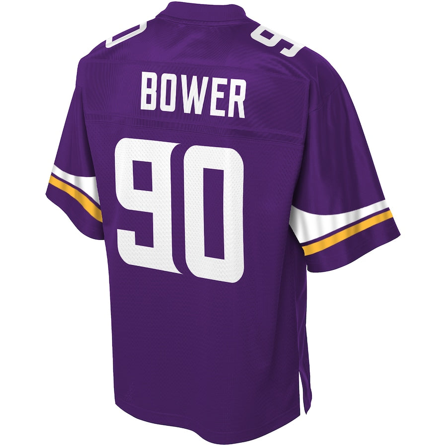 Minnesota Vikings Tashawn Bower 675 NFL jersey front view