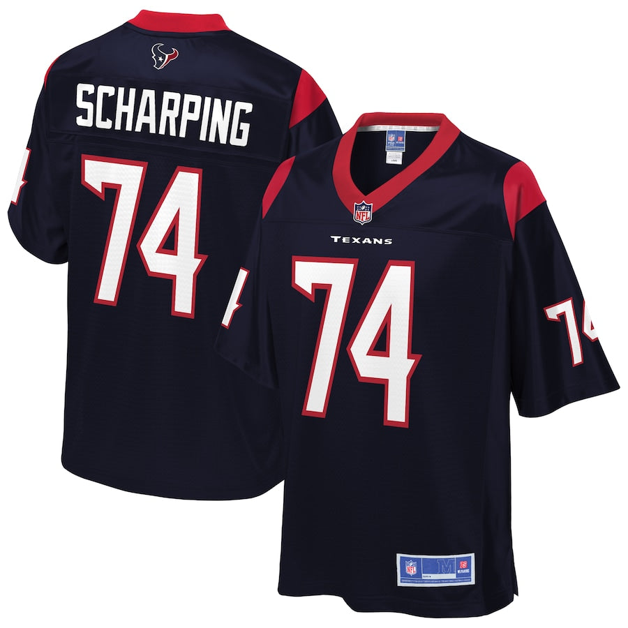 Houston Texans Max Scharping 907 NFL jersey front view