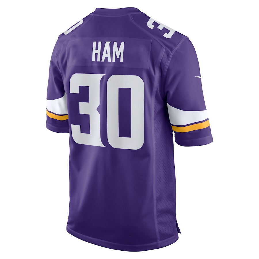 Minnesota Vikings Cj Ham 601 NFL jersey front view
