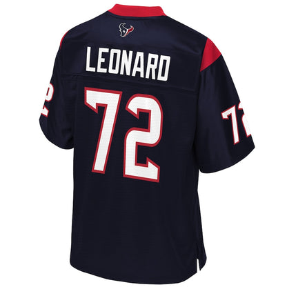 Houston Texans Rick Leonard 887 NFL jersey front view