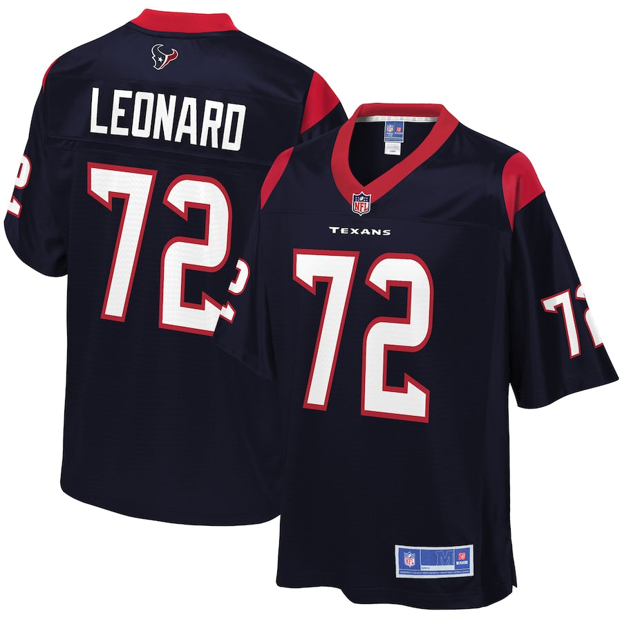 Houston Texans Rick Leonard 887 NFL jersey front view