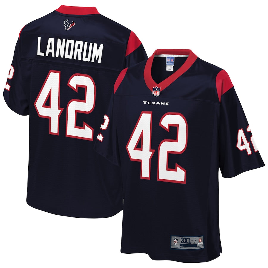 Houston Texans Chris Landrum Big Tall 867 NFL jersey front view