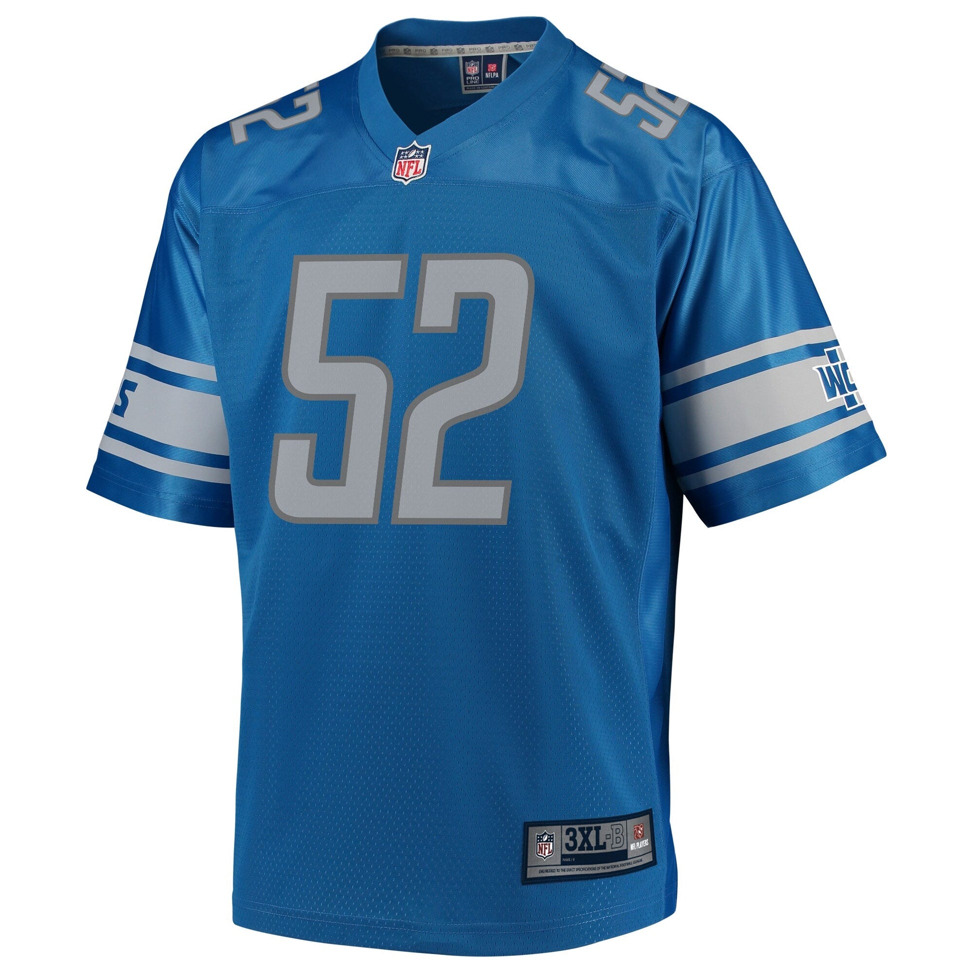 Detroit Lions Christian Jones Big Tall NFL jersey front view
