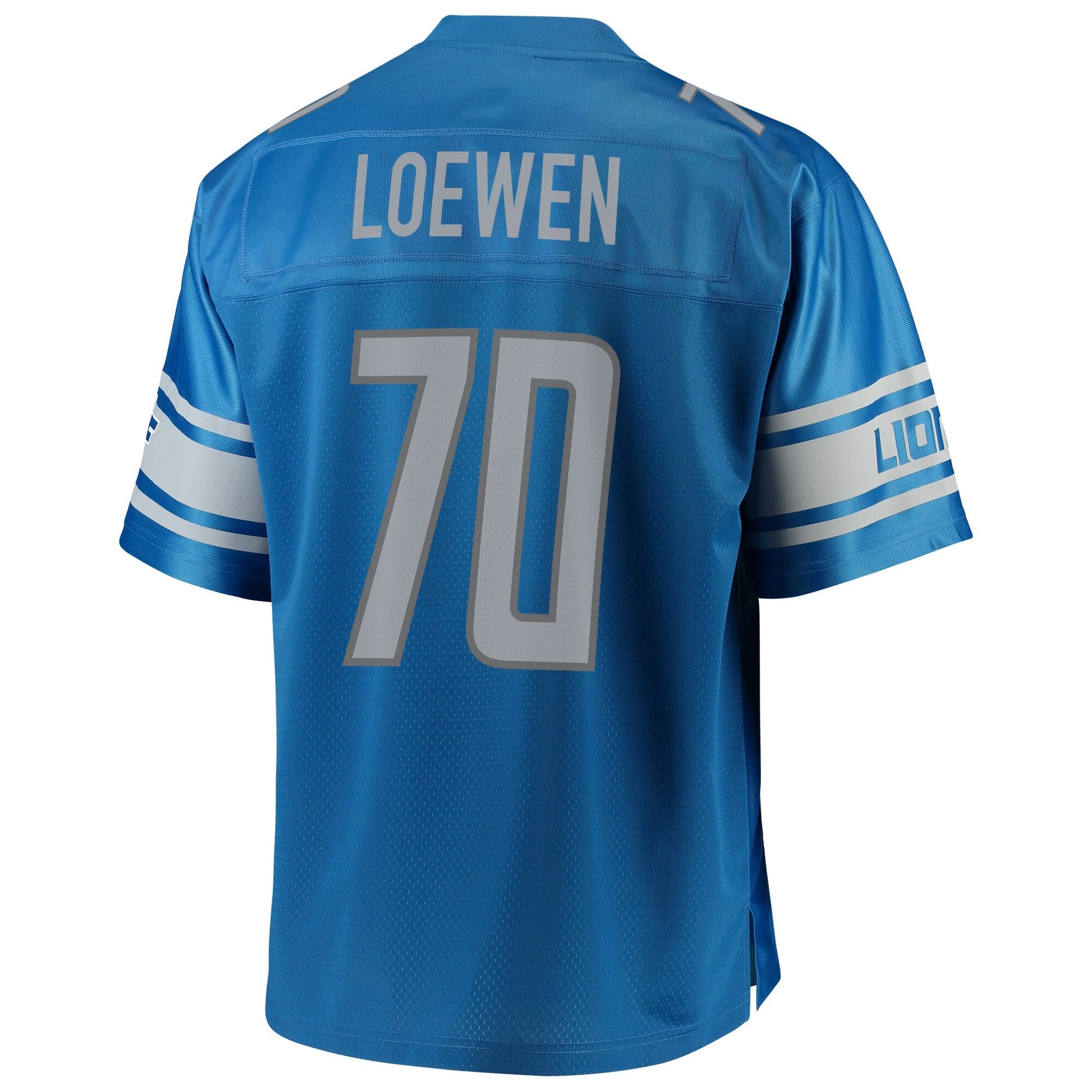 Detroit Lions Loewen Big Tall NFL jersey front view