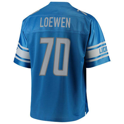 Detroit Lions Loewen Big Tall NFL jersey front view