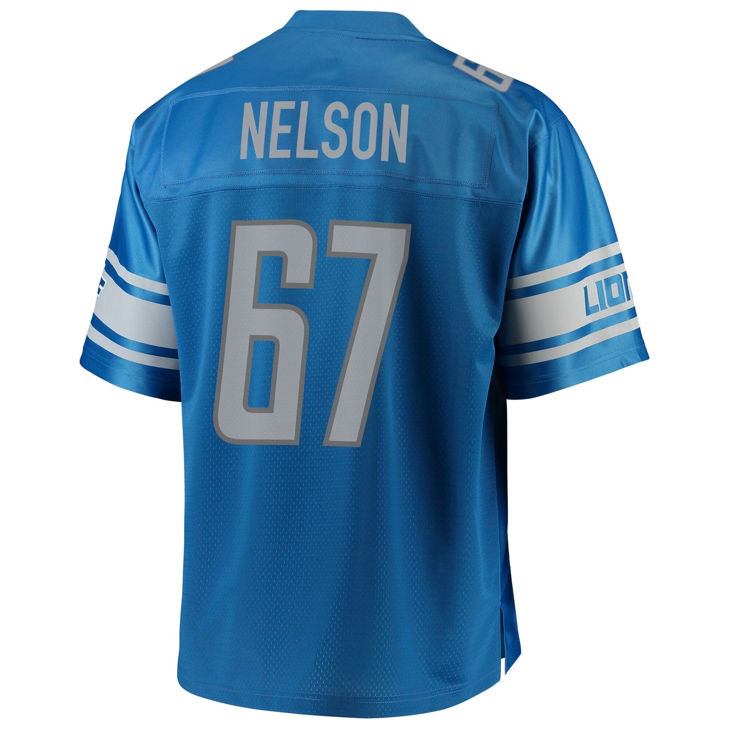 Detroit Lions Matt Nelson Big Tall NFL jersey front view