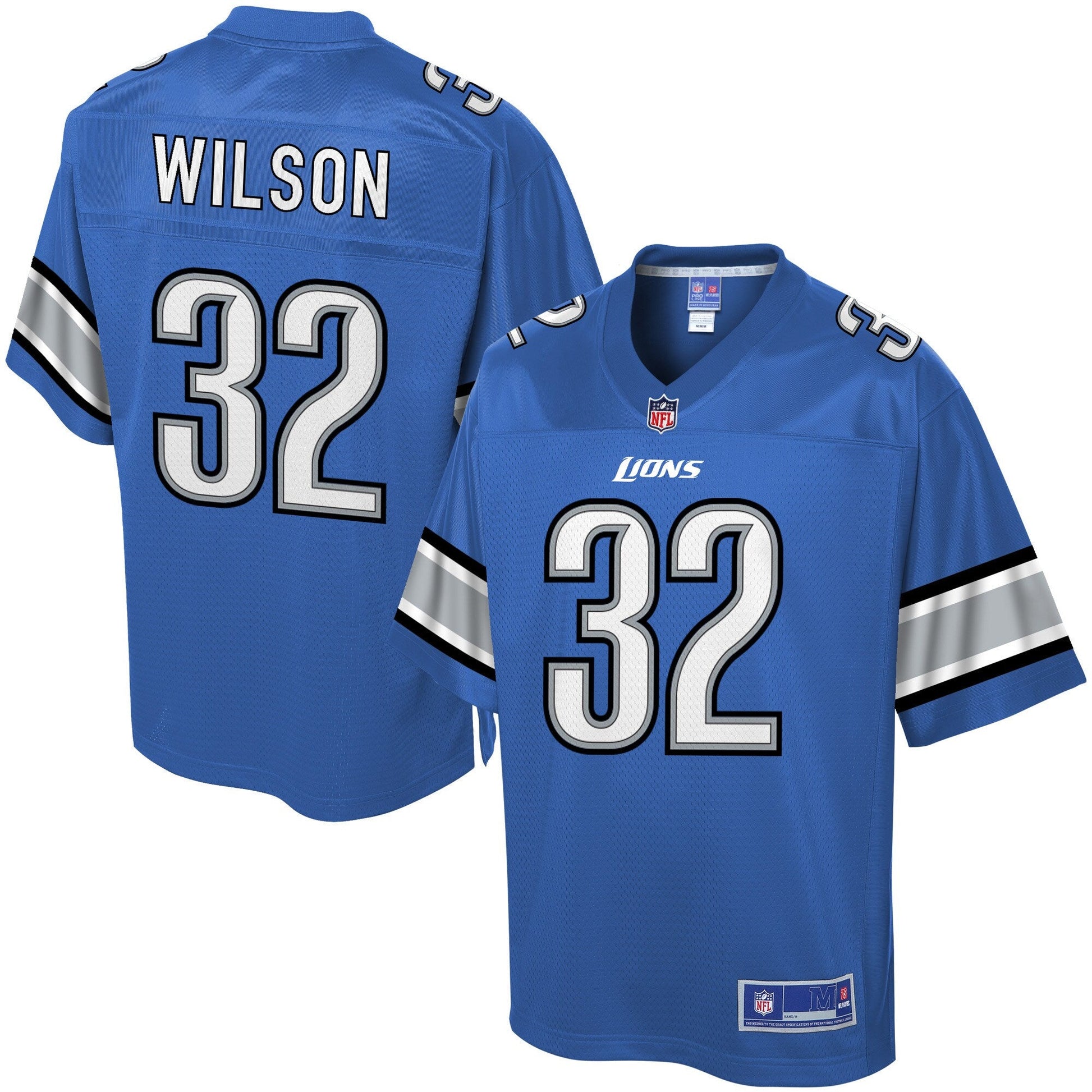 Detroit Lions Tavon Wilson NFL jersey front view